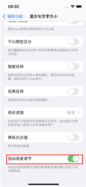 阜康苹果15维修店分享iPhone 15 Pro系列屏幕亮度 