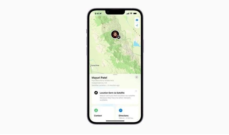 阜康苹果14维修分享iPhone14系列中 FindMy功能通过卫星分享位置方法教程 