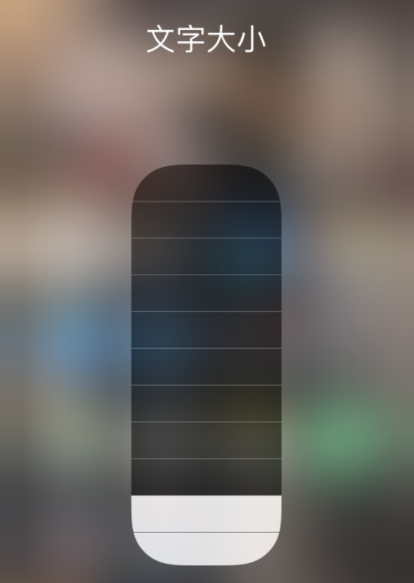 阜康苹果手机维修分享小技巧：在 iPhone 控制中心快速调节字体大小 